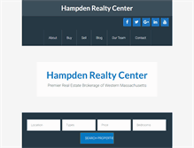 Tablet Screenshot of hampdenrealtycenter.com